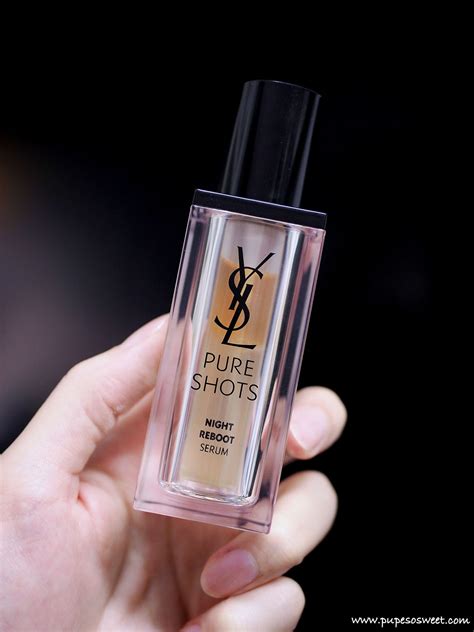 ysl น้ำตบ|รีวิว YSL PURE SHOTS NIGHT REBOOT SERUM ใช้จริง 7 วัน .